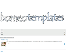 Tablet Screenshot of borneotemplates.com
